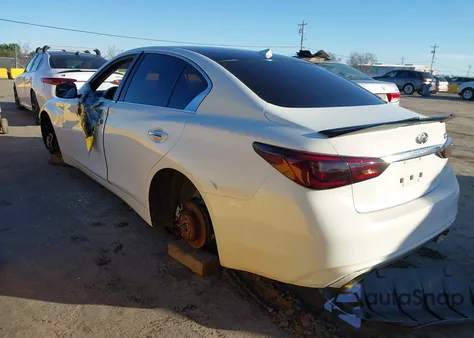 2020 Infiniti Q50 Luxe z USA, uszkodzony, nr VIN JN1EV7AP1LM206889